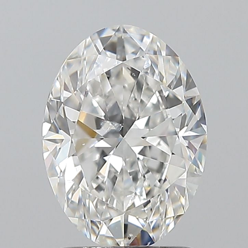 1.7 carat E-SI2 Natūralus Oval Deimantas (1)