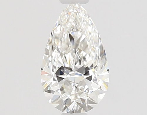 0.53 carat G-VVS1 Natūralus Pear Deimantas (1)