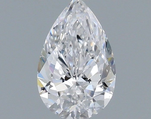 0.5 carat D-SI1 Natūralus Pear Deimantas (1)