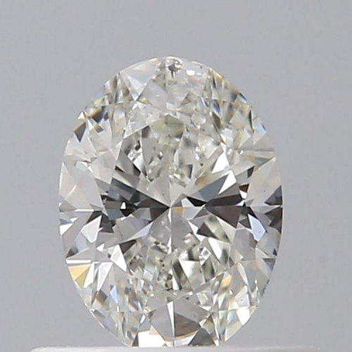 0.4 carat H-SI1 Natūralus Oval Deimantas (1)