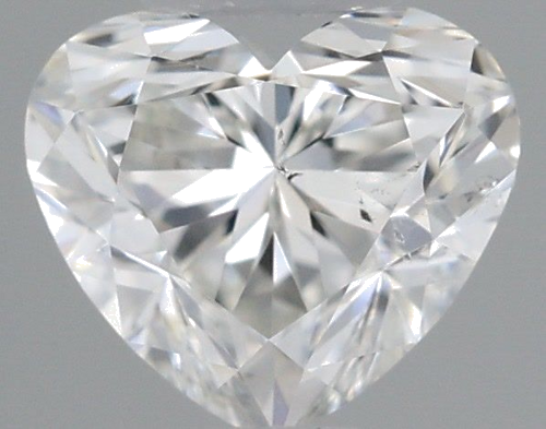 0.42 carat H-SI1 Natūralus Heart Deimantas (1)