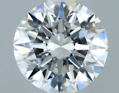 0.5 carat F-VVS2 Very Good cut Natūralus Round Deimantas (1)