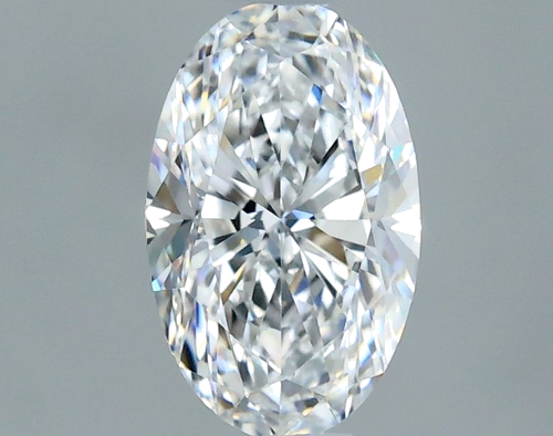 0.54 carat D-VVS2 Natūralus Oval Deimantas (1)