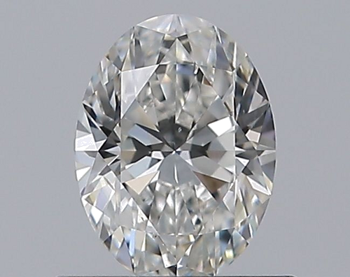 0.63 carat G-SI1 Natūralus Oval Deimantas (1)