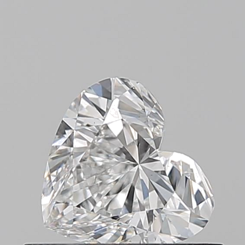 0.5 carat F-VS2 Natūralus Heart Deimantas (1)