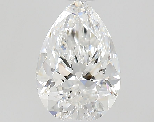 0.6 carat F-VVS2 Natūralus Pear Deimantas (1)