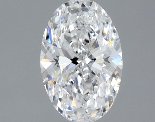 1.0 carat D-SI2 Natūralus Oval Deimantas (1)