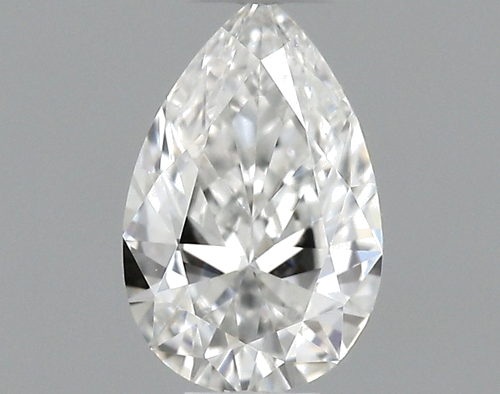 0.25 carat F-VVS1 Natūralus Pear Deimantas (1)