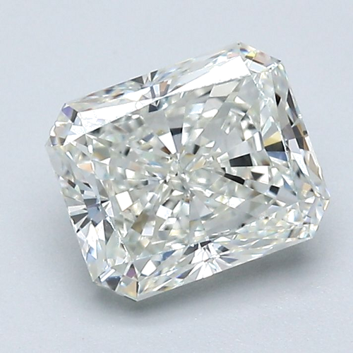 1.57 carat J-VS2 Natūralus Radiant Deimantas (1)
