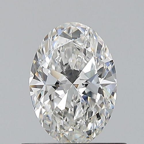 0.6 carat F-SI1 Natūralus Oval Deimantas (1)