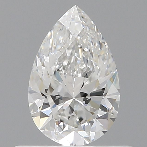 0.5 carat E-VS1 Natūralus Pear Deimantas (1)