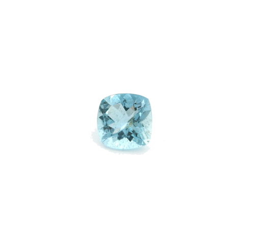 0.57 carat BLUE Cushion Aquamarine (1)