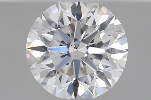 0.55 carat F-SI1 Excellent cut Natūralus Round Deimantas (1)
