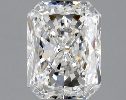 0.9 carat F-VVS2 Natūralus Radiant Deimantas (1)
