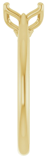 Sužadėtuvių Žiedas „Solitaire“ 585 Geltonojo Aukso Oval 8mm x 6mm (4)