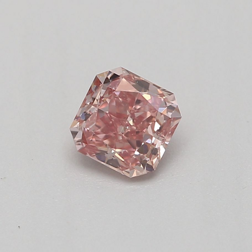 0.23 carat Fancy Intense  Pink-SI2 Natūralus Radiant Deimantas (1)