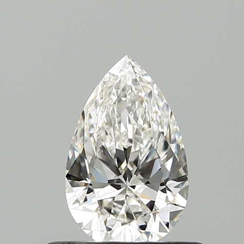 0.52 carat F-VVS1 Natūralus Pear Deimantas (1)