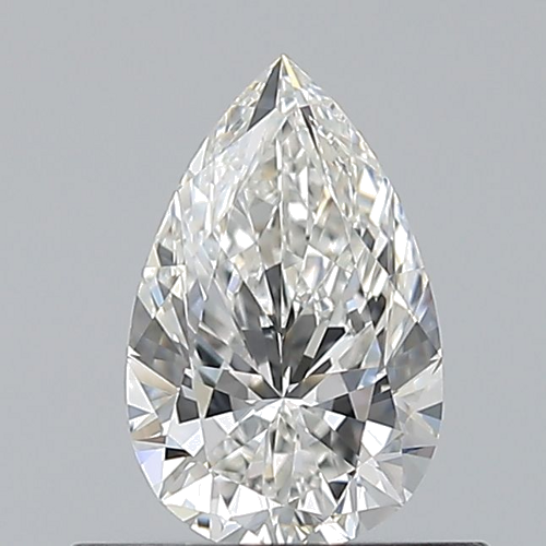 0.5 carat G-IF Natūralus Pear Deimantas (1)