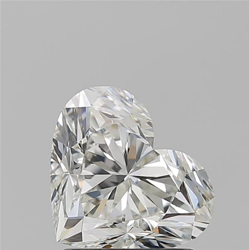 1.51 carat I-VVS2 Natūralus Heart Deimantas (1)