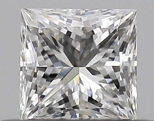 0.4 carat F-VVS1 Natūralus Princess Deimantas (1)