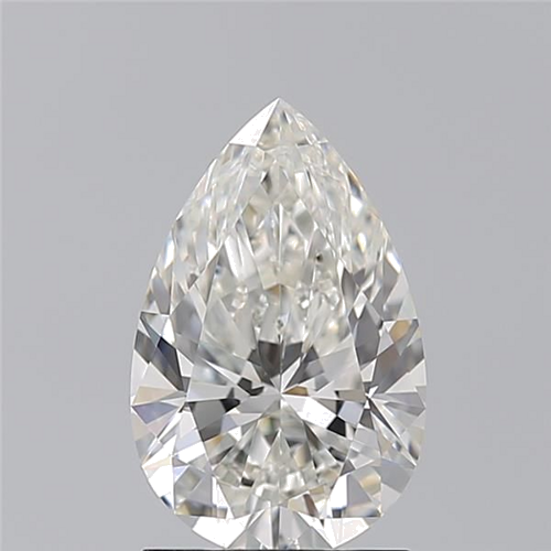 1.5 carat H-VS1 Natūralus Pear Deimantas (1)