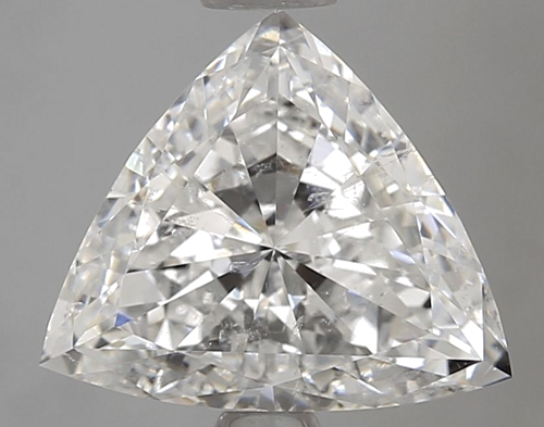 1.7 carat F-SI2 Natūralus Triangular Deimantas (1)