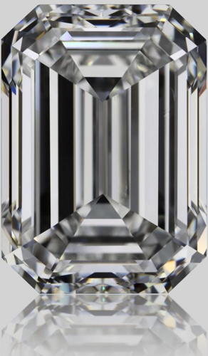 2.51 carat F-VS2 Natūralus Emerald Deimantas (1)