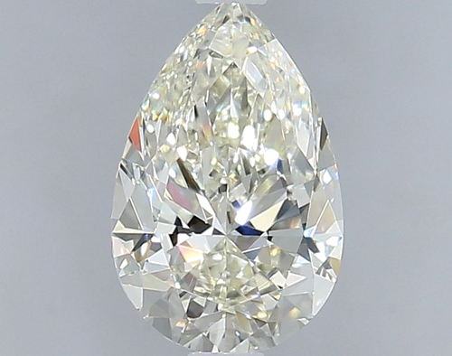 1.0 carat K-VS1 Natūralus Pear Deimantas (1)
