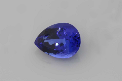 6.08 carat BLUE Pear Tanzanite (1)