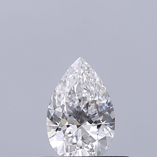 0.3 carat D-VVS1 Natūralus Pear Deimantas (1)