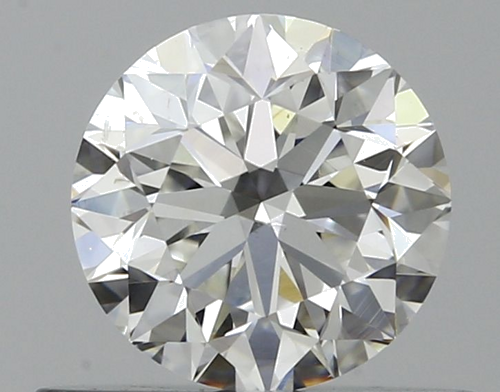0.51 carat F-SI1 Very Good cut Natūralus Round Deimantas (1)