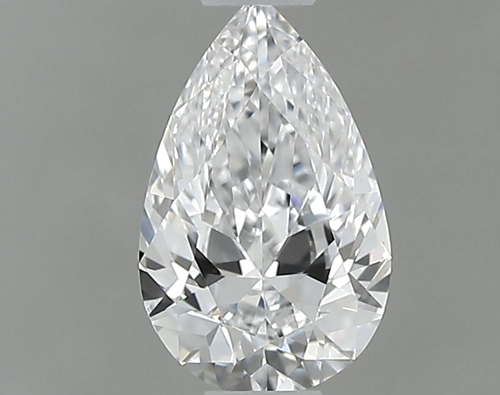 0.5 carat D-VVS1 Natūralus Pear Deimantas (1)
