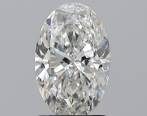 1.7 carat G-SI2 Natūralus Oval Deimantas (1)