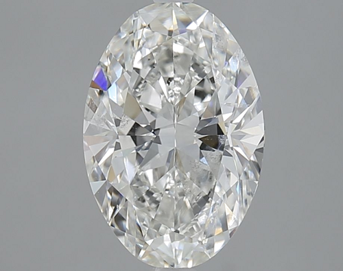 3.01 carat H-SI2 Natūralus Oval Deimantas (1)