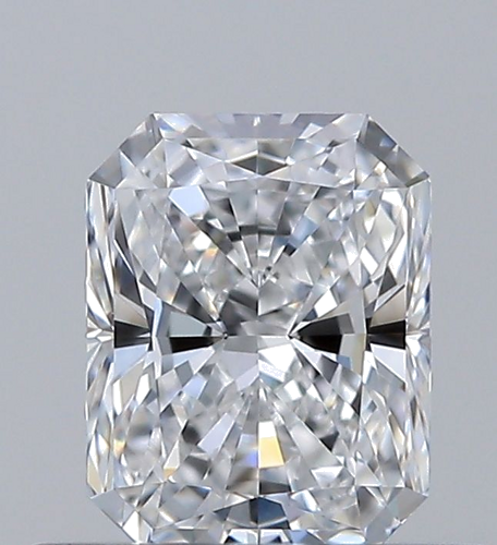 0.5 carat D-VVS2 Natūralus Radiant Deimantas (1)