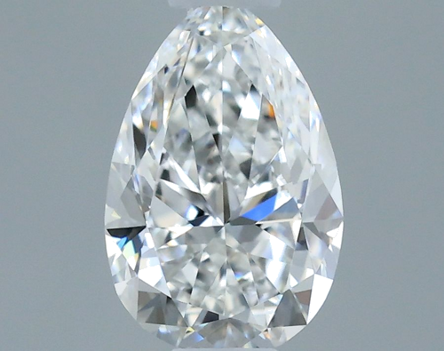 0.31 carat E-IF Natūralus Pear Deimantas (1)