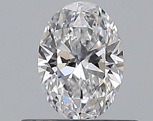 0.41 carat D-VVS2 Natūralus Oval Deimantas (1)
