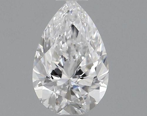 0.51 carat D-VVS1 Natūralus Pear Deimantas (1)