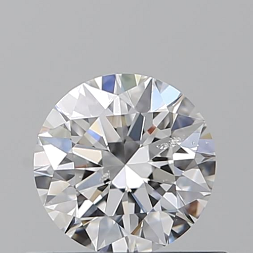 0.54 carat D-SI2 Excellent cut Natūralus Round Deimantas (1)