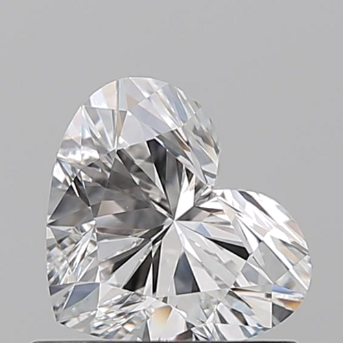0.7 carat F-VS1 Natūralus Heart Deimantas (1)