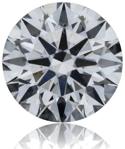 0.52 carat F-SI1 Excellent cut Natūralus Round Deimantas (1)