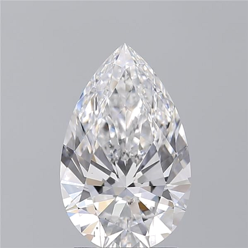 2.26 carat D-SI1 Natūralus Pear Deimantas (1)