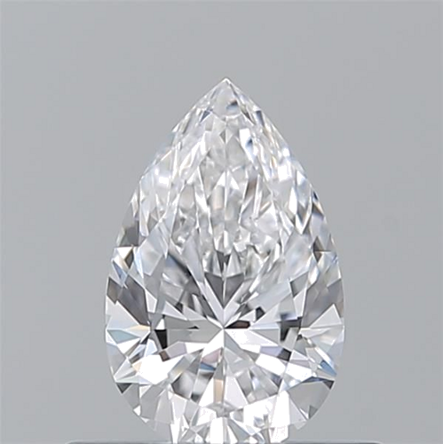 0.5 carat D-VS2 Natūralus Pear Deimantas (1)