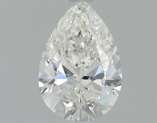 0.4 carat G-VS2 Natūralus Pear Deimantas (1)
