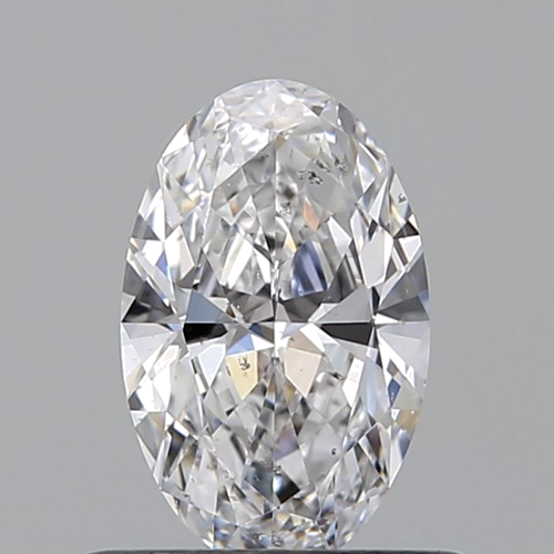 0.6 carat D-SI2 Natūralus Oval Deimantas (1)