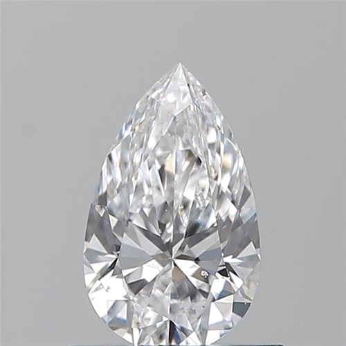 0.7 carat D-SI1 Natūralus Pear Deimantas (1)