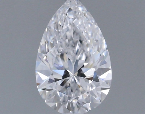 0.31 carat D-VVS2 Natūralus Pear Deimantas (1)