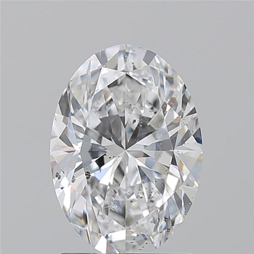 1.7 carat E-SI2 Natūralus Oval Deimantas (1)