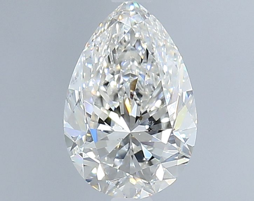 1.01 carat F-SI1 Natūralus Pear Deimantas (1)