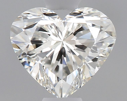 0.52 carat H-VVS1 Natūralus Heart Deimantas (1)